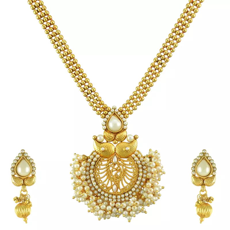 White Pearl necklace-sets