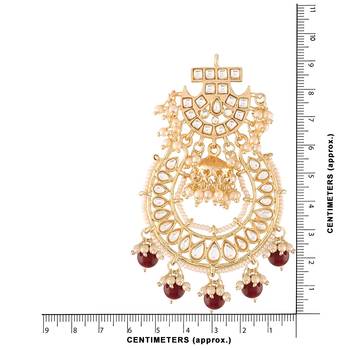Kundan & Pearl Traditional Handcrafted Earrings (E2793M) 4