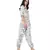 Printed Art Crepe Top with Jogger Pant for Women