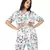 Printed Art Crepe Top with Jogger Pant for Women