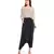 Printed Art Georgette Off Shoulder Ruffle Top with Art Crepe Low Crotch Pant for Women