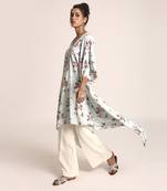 Printed Art Crepe Kaftaan for Women