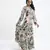 Payal Singhal Embroidered Printed Art Georgette Tiered Dress for Women