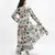 Payal Singhal Embroidered Printed Art Georgette Tiered Dress for Women