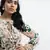 Payal Singhal Embroidered Printed Art Georgette Tiered Dress for Women