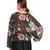 Printed Art Georgette Top with Drawstring Details for Women