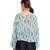 Printed Art Georgette Top with Drawstring Details for Women