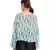 Printed Art Georgette Top with Drawstring Details for Women