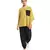 Jersey Kaftaan Top with Pocket Detailing for Women