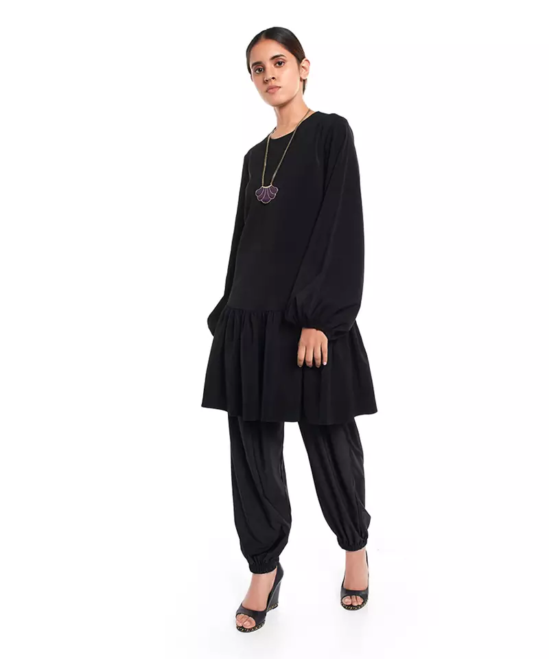Georgette Frill Hem Tunic for Women