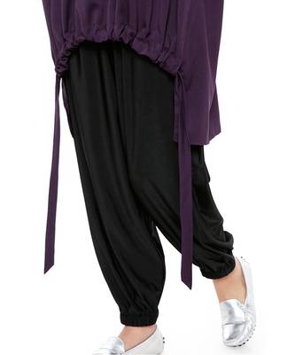 PS Pret by Payal Singhal Purple Colour Thick Georgette High-Low Kaftan Tunic 4