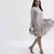 Printed Art Georgette Frill Hem Tunic for Women