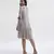 Printed Art Georgette Frill Hem Tunic for Women