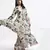 Printed Art Georgette Tiered Dress for Women