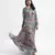 Printed Art Georgette Tiered Dress for Women