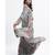 Printed Art Georgette Tiered Dress for Women