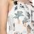 White Colour Printed Art Georgette Long Tiered Dress for Women