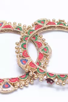 Beautiful golden bangles