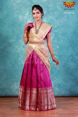Shivangi Floral Spin  Langa Davani  1