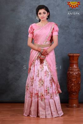 Shivangi Chanderi Digital Print  Langa Voni  2