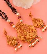 Golden south-indian-temple jewellery set