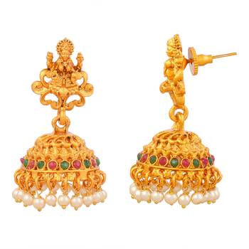 Gold Plated South-Indian-Temple-Jewellery Set 4