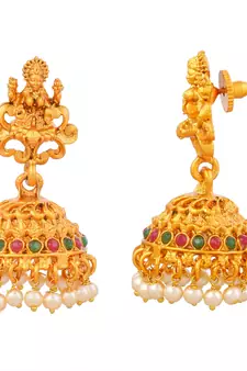 Gold Plated South-Indian-Temple-Jewellery Set