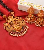Gold Plated South-Indian-Temple-Jewellery Set