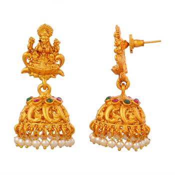 Gold Plated South-Indian-Temple-Jewellery Set 4
