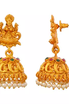 Gold Plated South-Indian-Temple-Jewellery Set