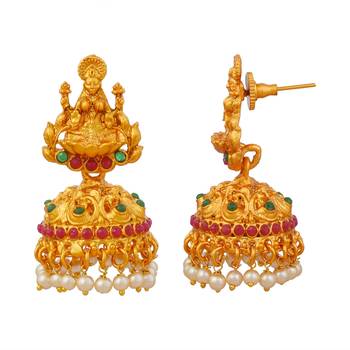 Gold Plated South-Indian-Temple Jewellery Set 3