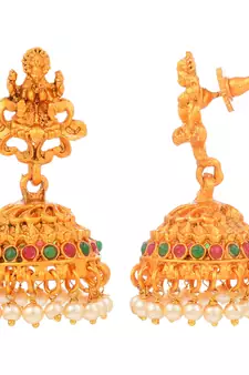 Traditional Laxmi Inspired South-Indian-Temple-Jewellery Set