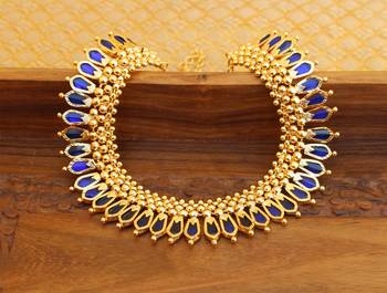Blue agate necklaces 1