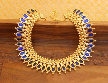 Blue agate necklaces 2