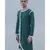 COTTON X LINEN IN GREEN KURTA
