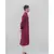 COTTON X LINEN IN MAROON KURTA SET