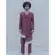COTTON X LINEN DARK purple KURTA SET