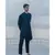 COTTON X LINEN BAD AND BLACK KURTA SET