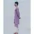 COTTON X LINEN purple KURTA SET