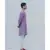 COTTON X LINEN purple KURTA SET