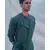COTTON X LINEN KURTA IN BOTTLE GREEN SET