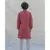 COTTON X LINEN CORAL & MEAN KURTA SET