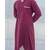 COTTON X LINEN IN MAROON KURTA SET
