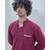 COTTON X LINEN IN MAROON KURTA SET