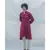 COTTON X LINEN IN MAROON KURTA SET