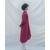 COTTON X LINEN IN MAROON KURTA SET
