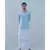 COTTON X LINEN BLUE SKY KURTA SET