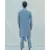 COTTON X LINEN BLUE AND LIGHT KURTA SET