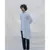 KURTA WHITE W/ BOX PLEATES SET
