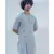 COTTON X LINEN SLAY IN GREY KURTA SET